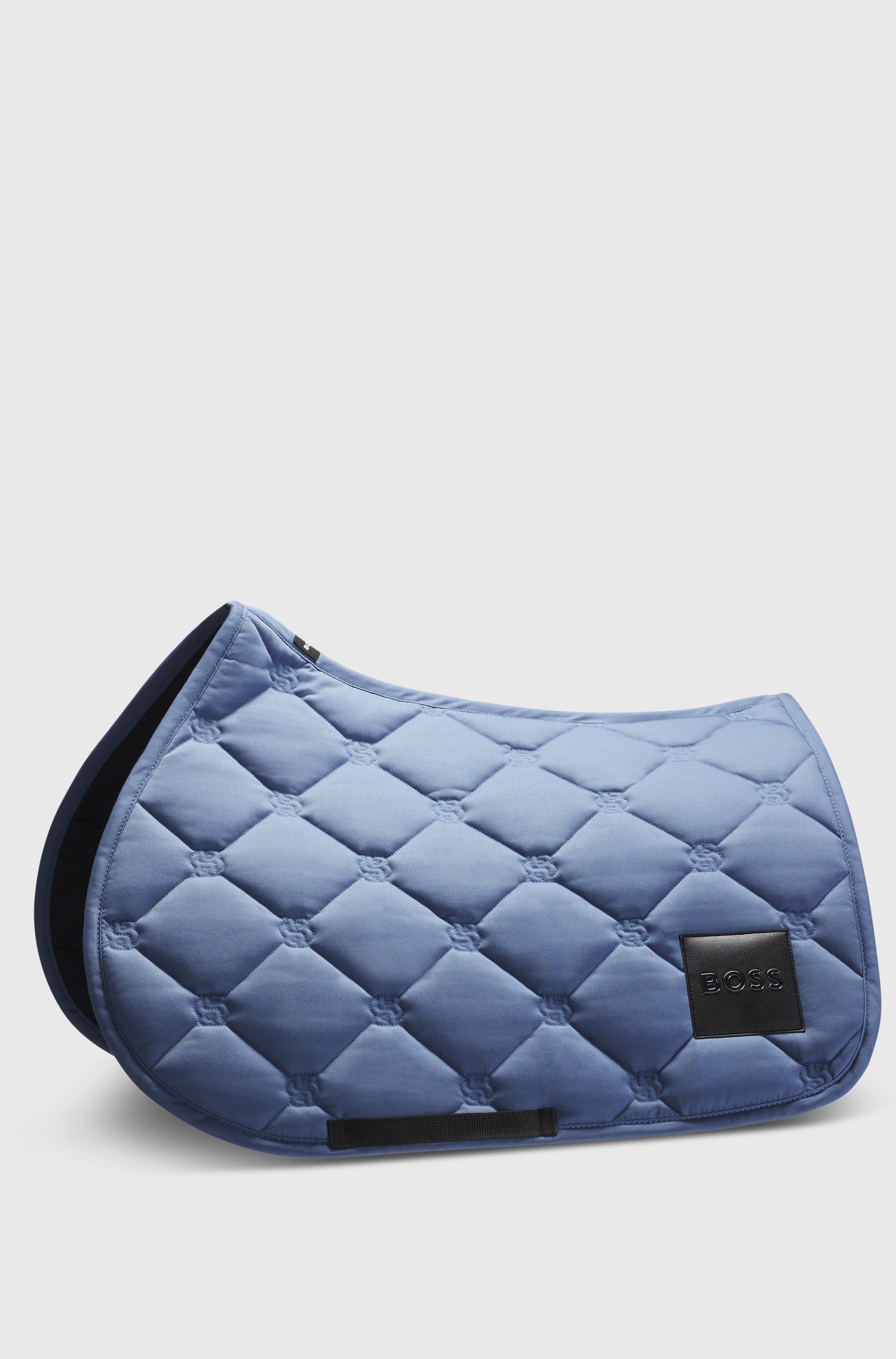 Tapis de selle Bleu Solid Blue Horizon Mixte - Boss Equestrian