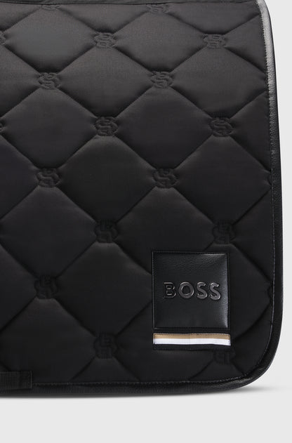 Tapis de selle Noir Solid Black Dressage - Boss Equestrian