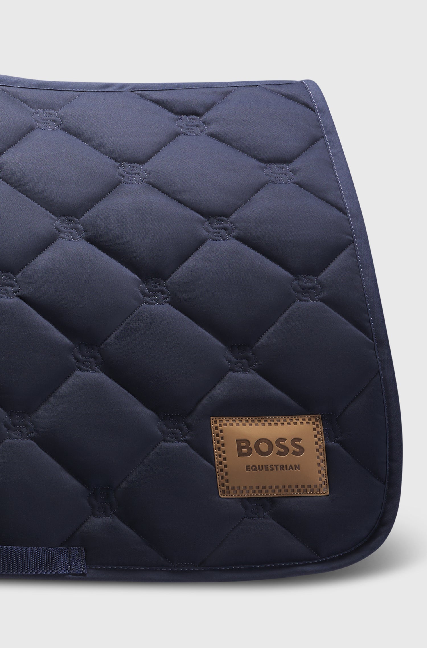 Tapis de selle Bleu marine Solid Sky Captain Dressage - Boss Equestrian