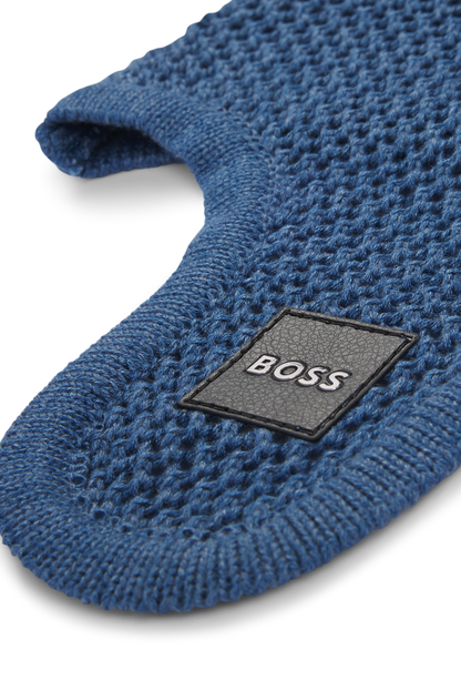 Bonnet anti-mouches Monochrome Bleu Horizon - Boss Equestrian