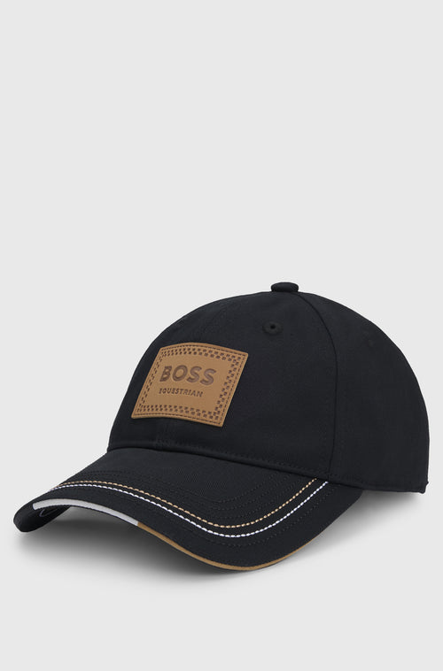 Casquette Vintage Patch cuir - Boss Equestrian