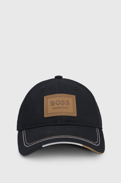 Casquette Vintage Patch cuir - Boss Equestrian