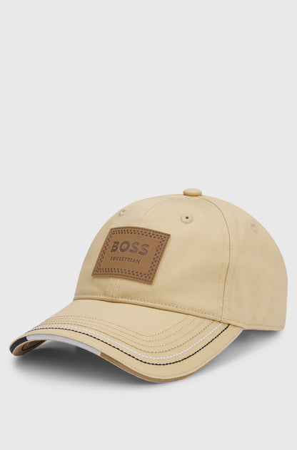 Casquette Vintage Patch cuir - Boss Equestrian