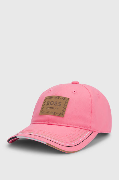 Casquette Vintage Patch cuir - Boss Equestrian