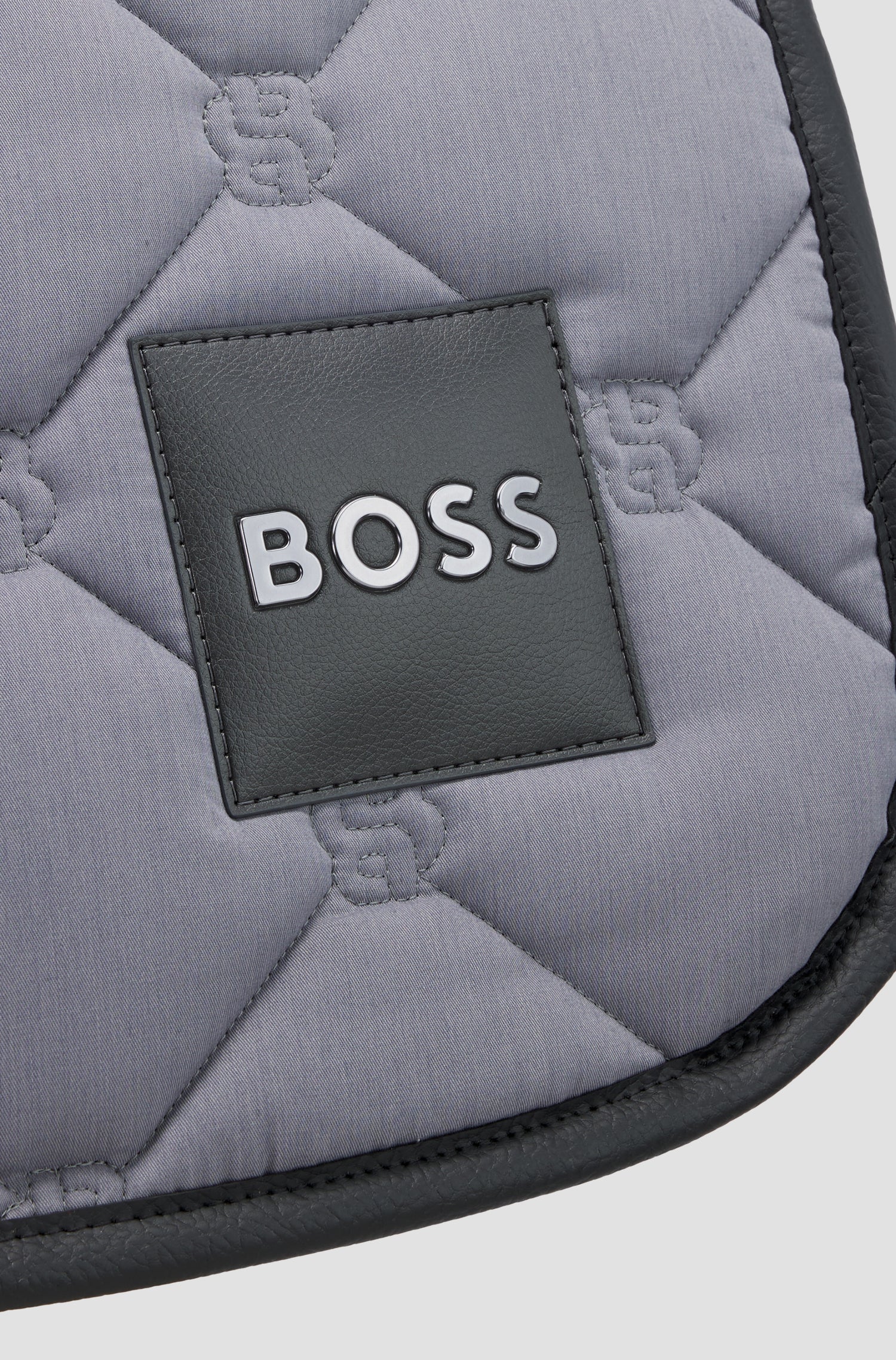 Tapis de selle Velours Greymelange Dressage - Boss Equestrian