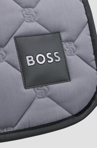 Tapis de selle Velours Greymelange Dressage - Boss Equestrian