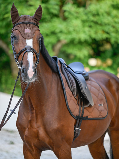 Bonnet anti-mouches Cappuccino - Boss Equestrian