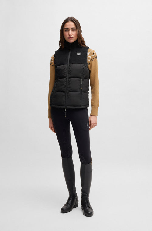 Doudoune sans manches VIOLA CORD PUFFER - Boss Equestrian