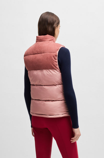 Doudoune sans manches VIOLA CORD PUFFER - Boss Equestrian