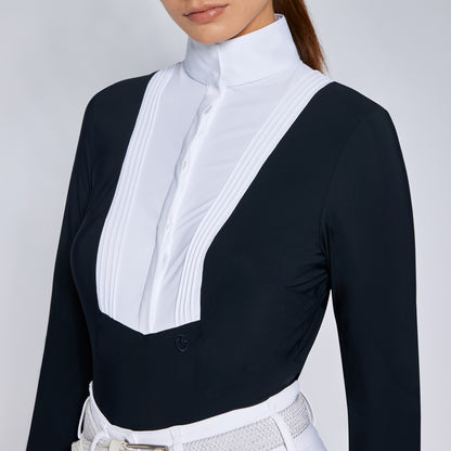 Polo de concours manches longues American shirt - CAVALLERIA TOSCANA