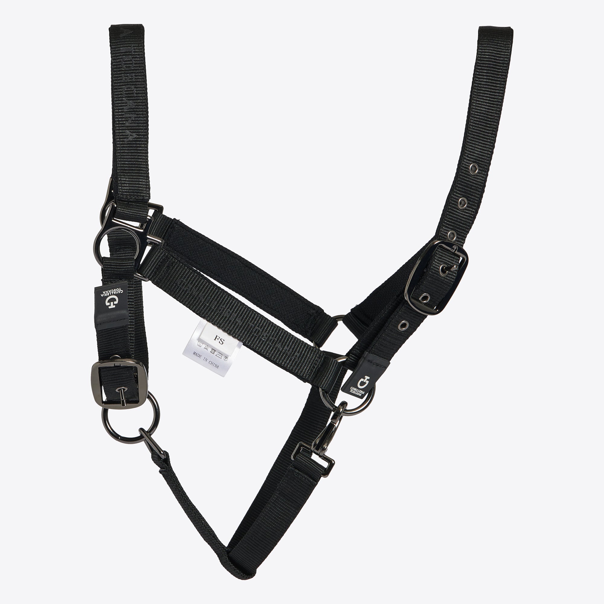 Ensemble licol &amp; longe nylon noir  - Cavalleria Toscana