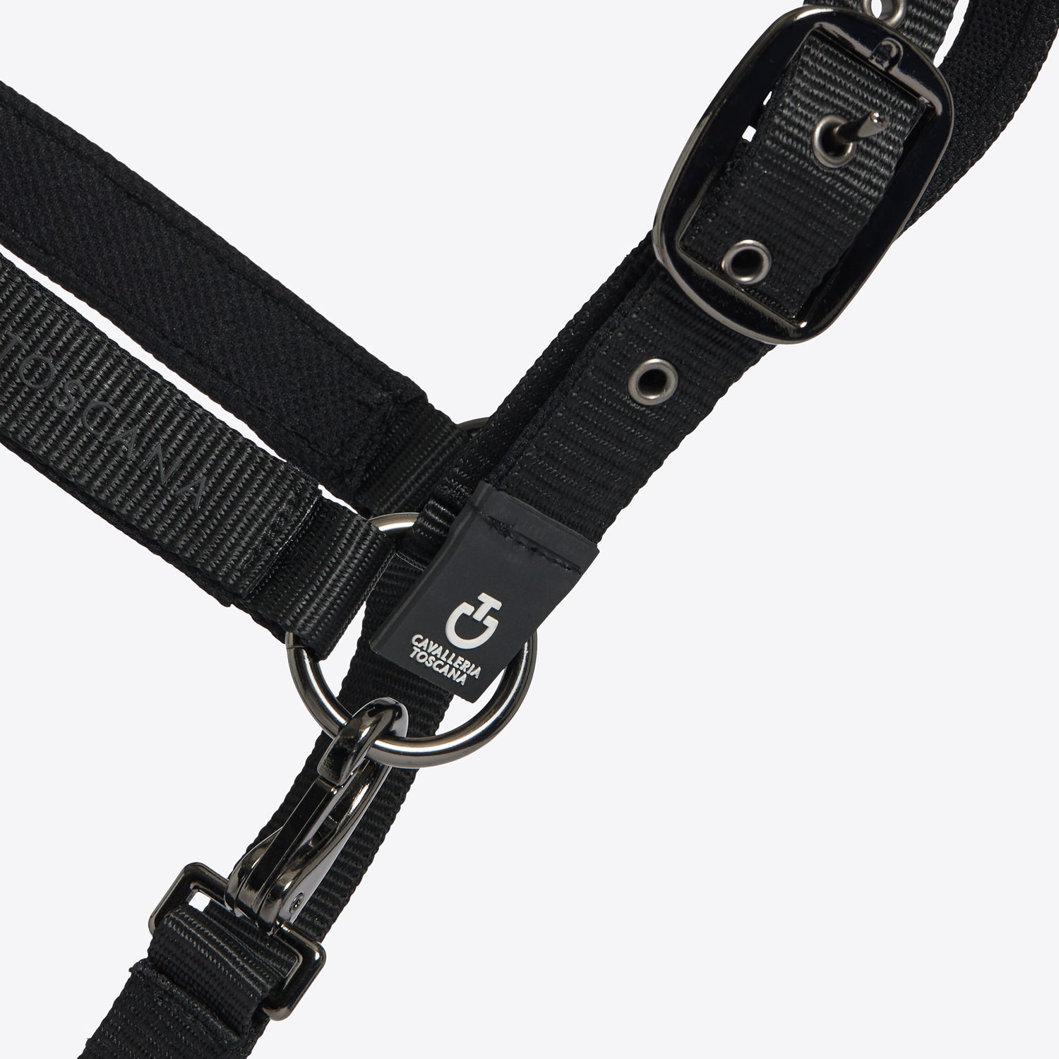 Ensemble licol &amp; longe nylon noir  - Cavalleria Toscana