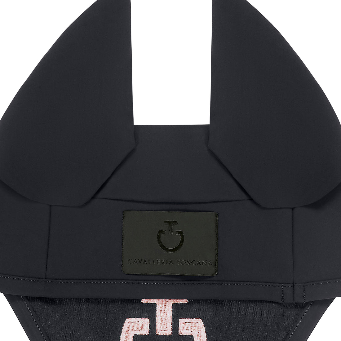 Bonnet anti-mouche tissu Gris foncé/Rose poudré - CAVALLERIA TOSCANA