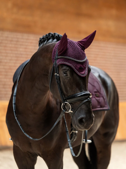 Tapis de dressage Crystal Shine Mauve Wine - EQUESTRIAN STOCKHOLM