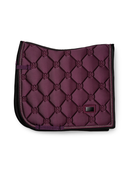 Tapis de dressage Crystal Shine Mauve Wine - EQUESTRIAN STOCKHOLM