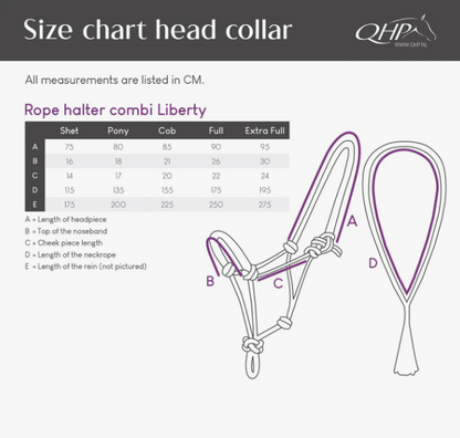 Ensemble Liberty Licol éthologique et cordelette - QHP