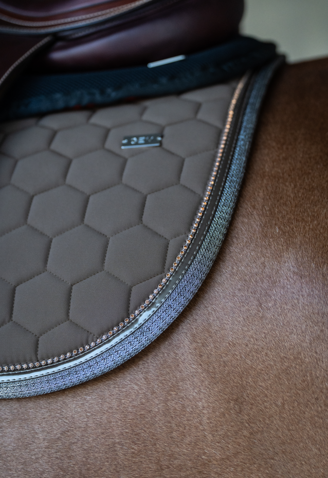 Tapis de selle Atlas mixte Brownie - GEM