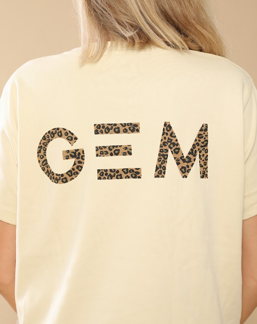 Tee-shirt Eclair beige - GEM