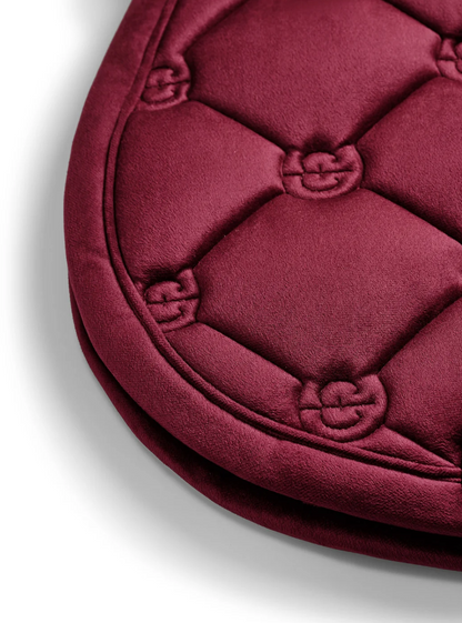 Tapis de selle Velvet Merlot MIXTE- EQUESTRIAN STOCKHOLM