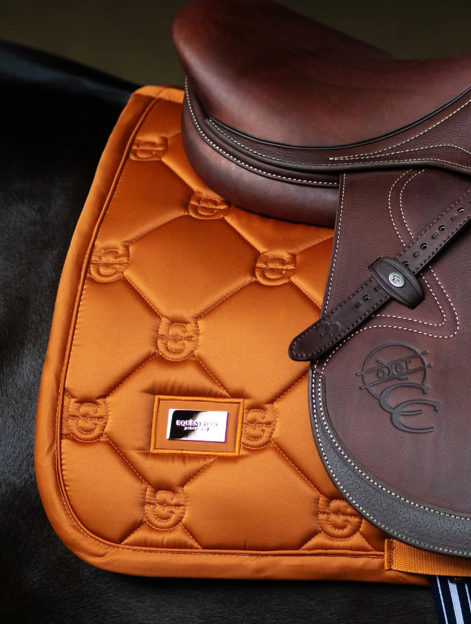 Tapis de selle Satin Chestnut MIXTE - EEQUESTRIAN STOCKHOLM