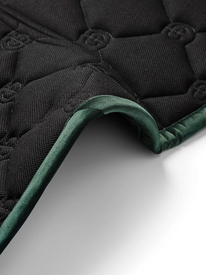 Tapis de selle Velvet Sycamore Green MIXTE – EQUESTRIAN STOCKHOLM