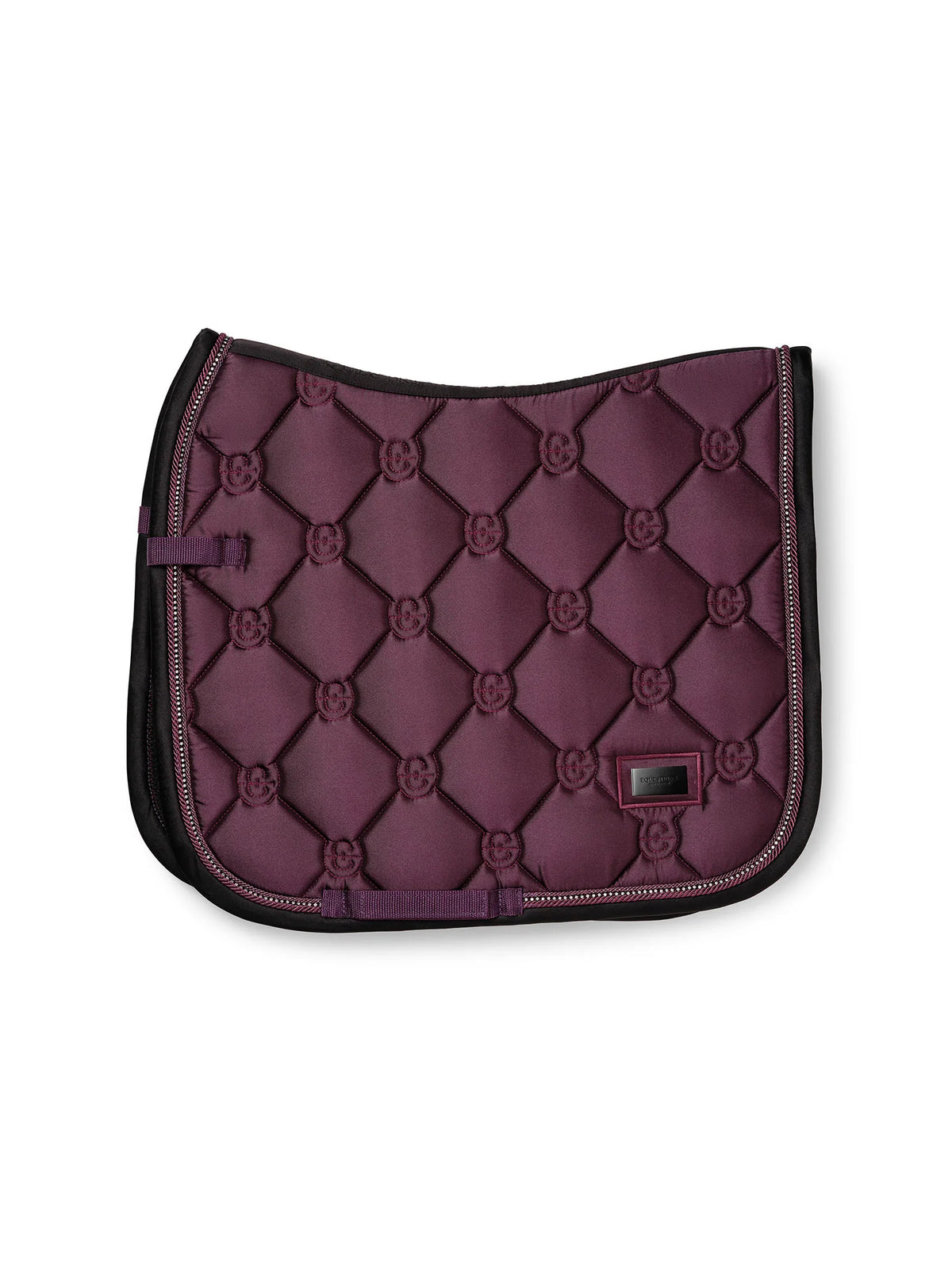Tapis de dressage Crystal Shine Mauve Wine - EQUESTRIAN STOCKHOLM
