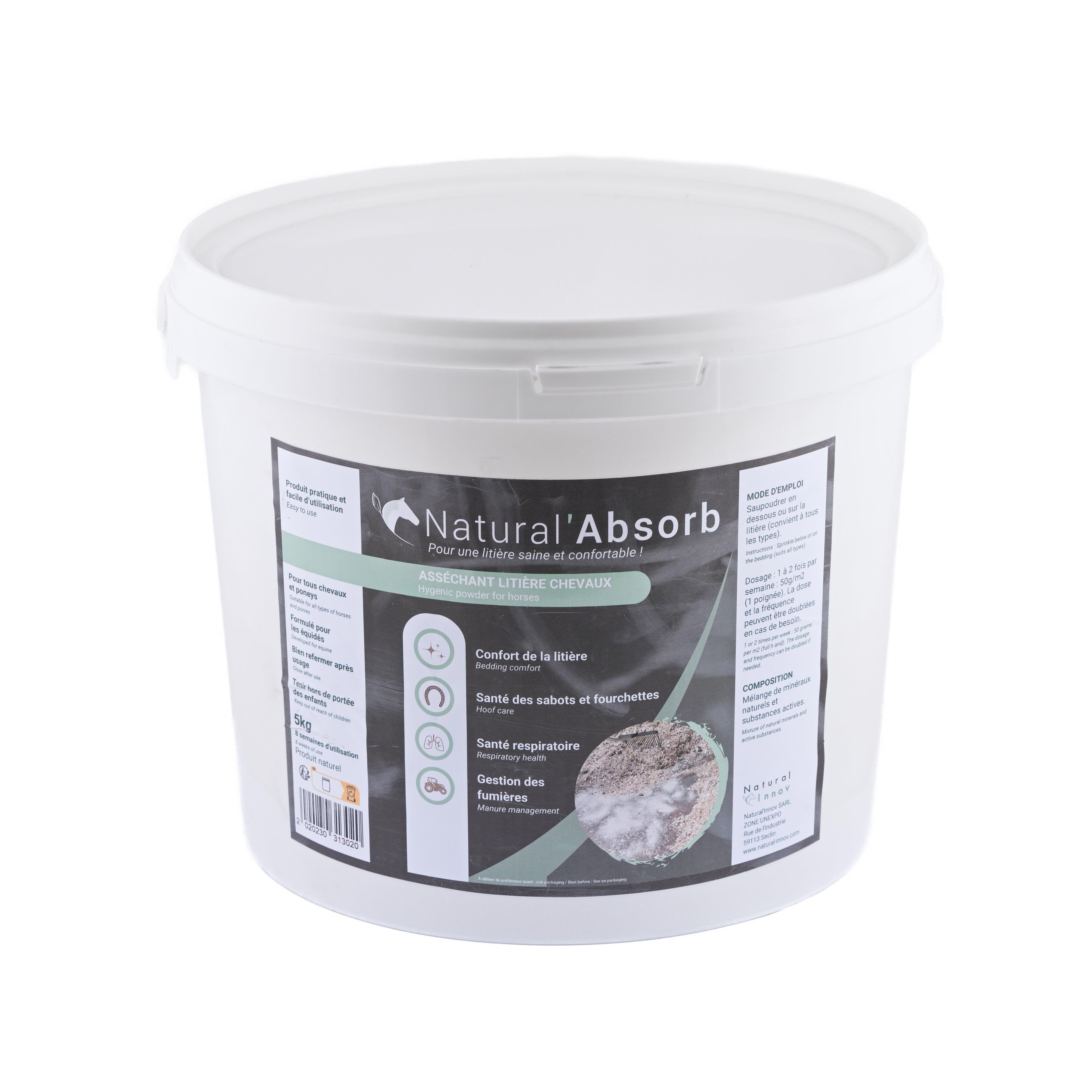 Poudre pour litière Natural&