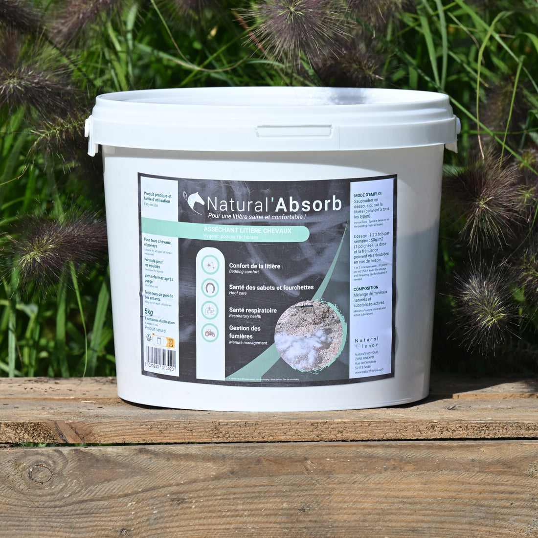 Poudre pour litière Natural&