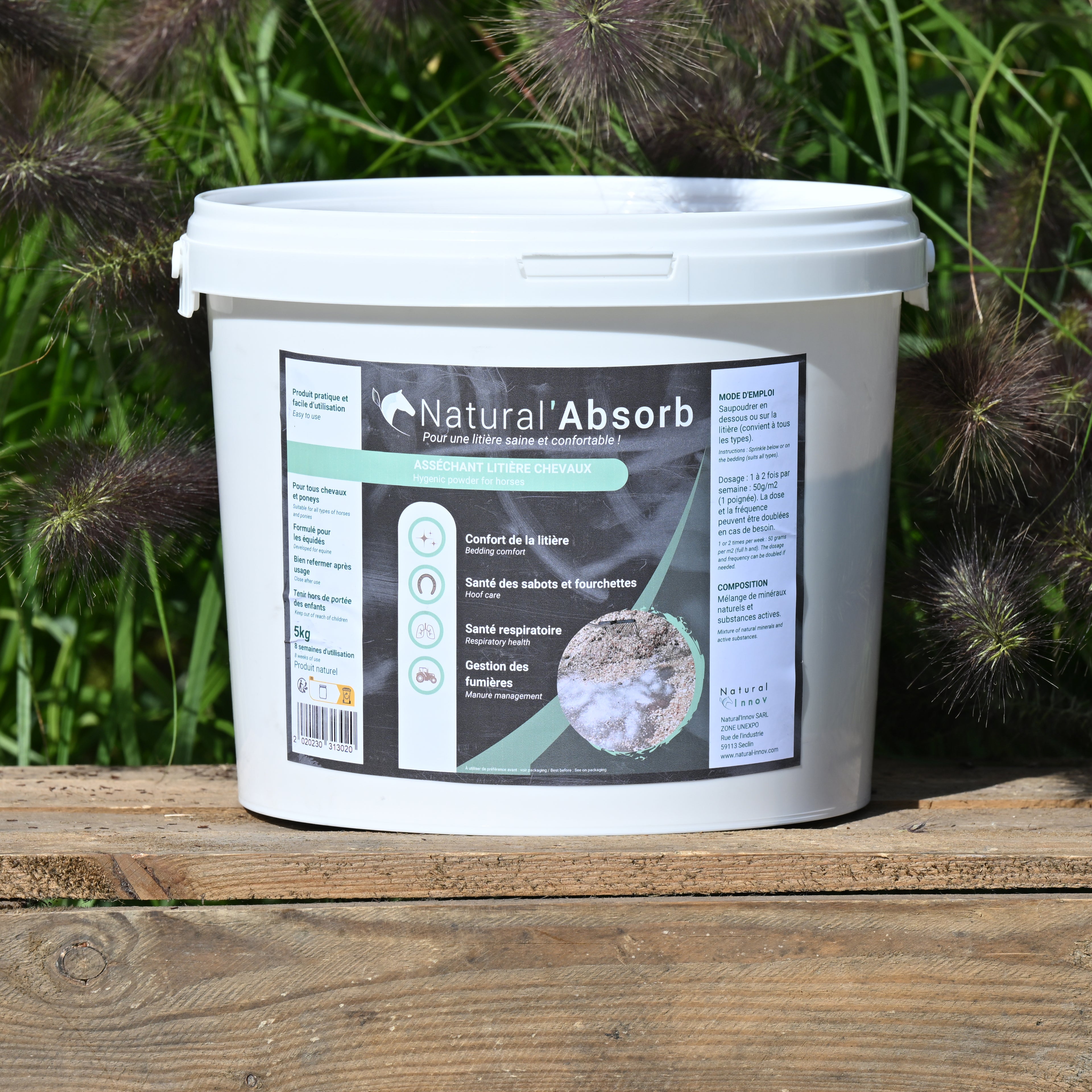 Poudre pour litière Natural&
