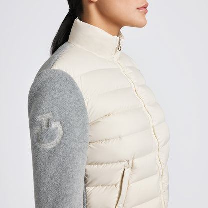 Dark chocolate quilted down jacket - Cavalleria Toscana