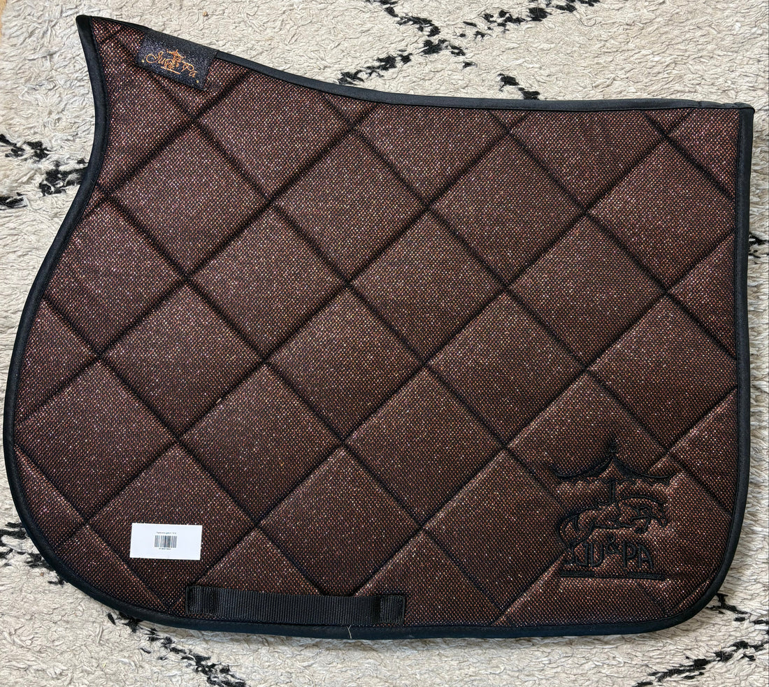 Tapis de selle Glitter Marron - Ju &amp; Pa