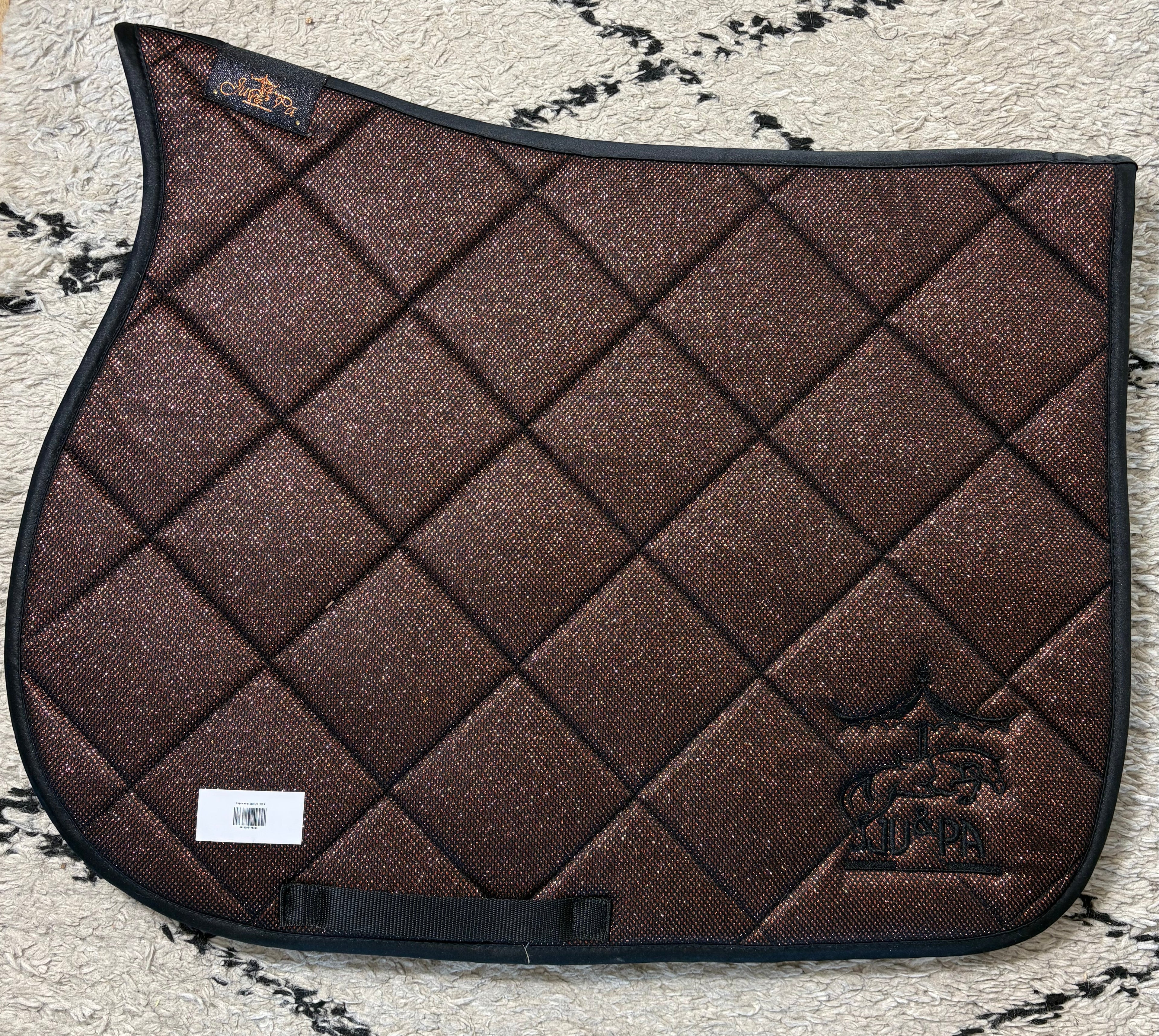 Tapis de selle Glitter Marron - Ju &amp; Pa
