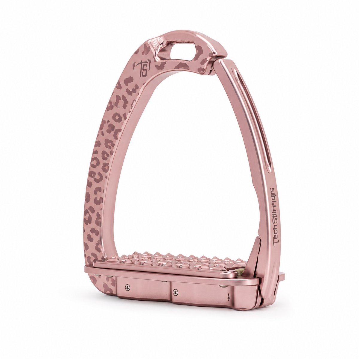 Etriers Untamed Leopard edition limitée Rose - Tech Stirrup