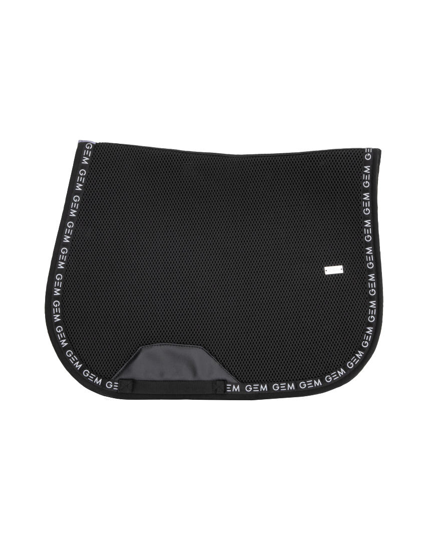 Tapis de selle MESH Noir/Silver MIXTE - GEM