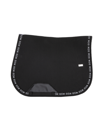 Tapis de selle MESH Noir/Silver MIXTE - GEM