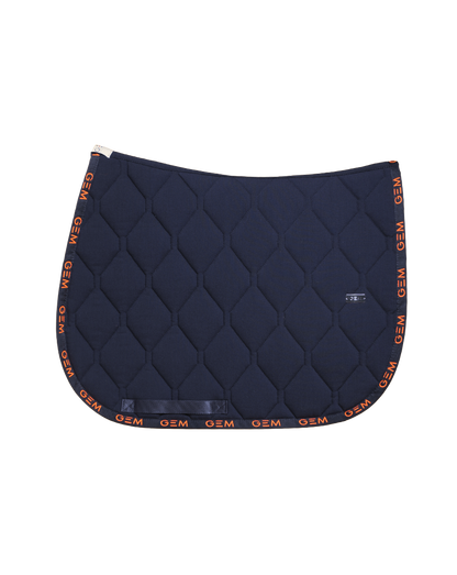 Tapis de selle LOVE Mixte Marine Corail - GEM