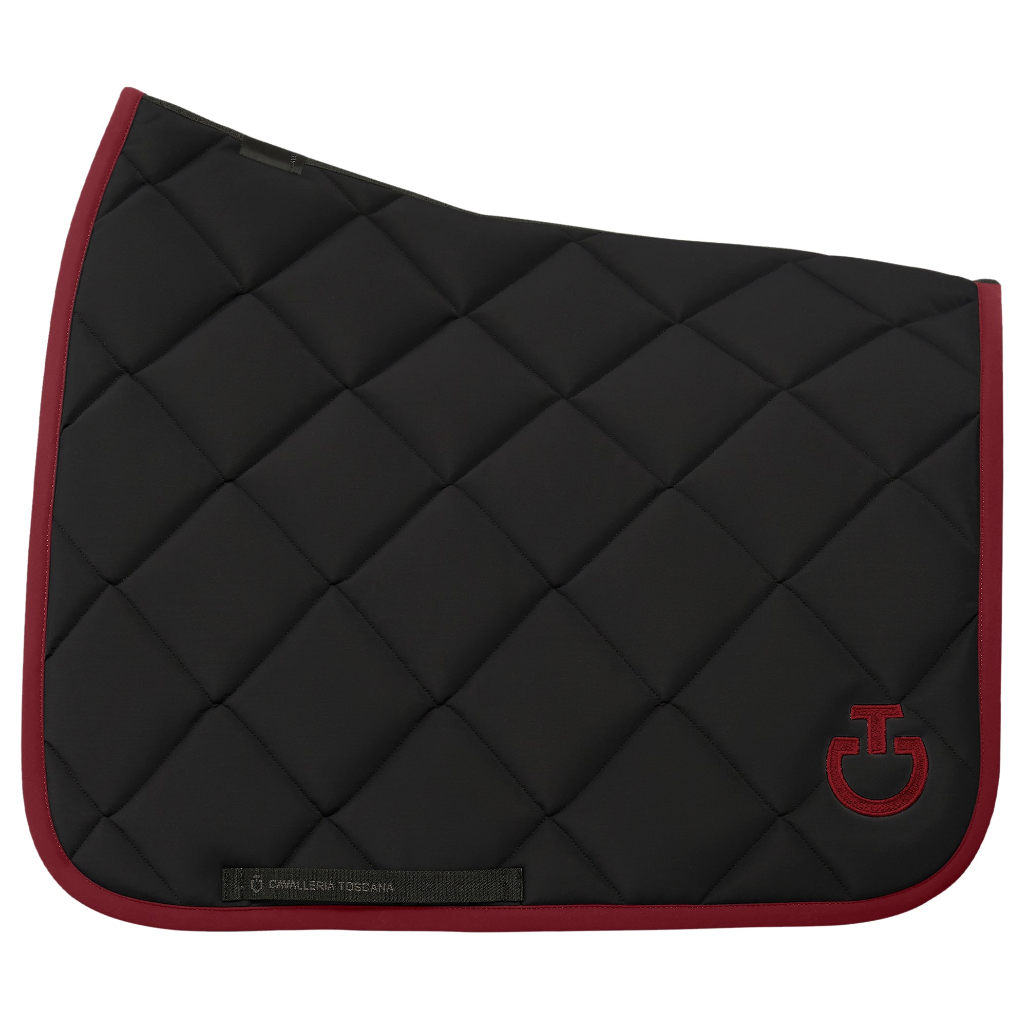 Tapis de selle Diamond Noir Bordeaux DRESSAGE - CAVALLERIA TOSCANA