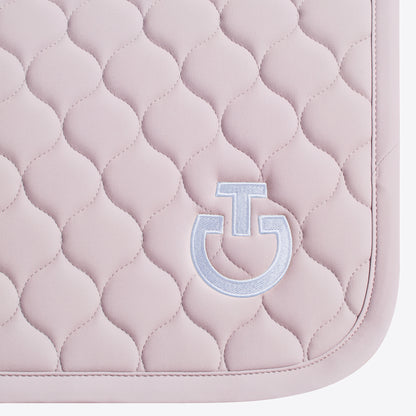 Circular Quilted BLACK saddle pad - CAVALLERIA TOSCANA