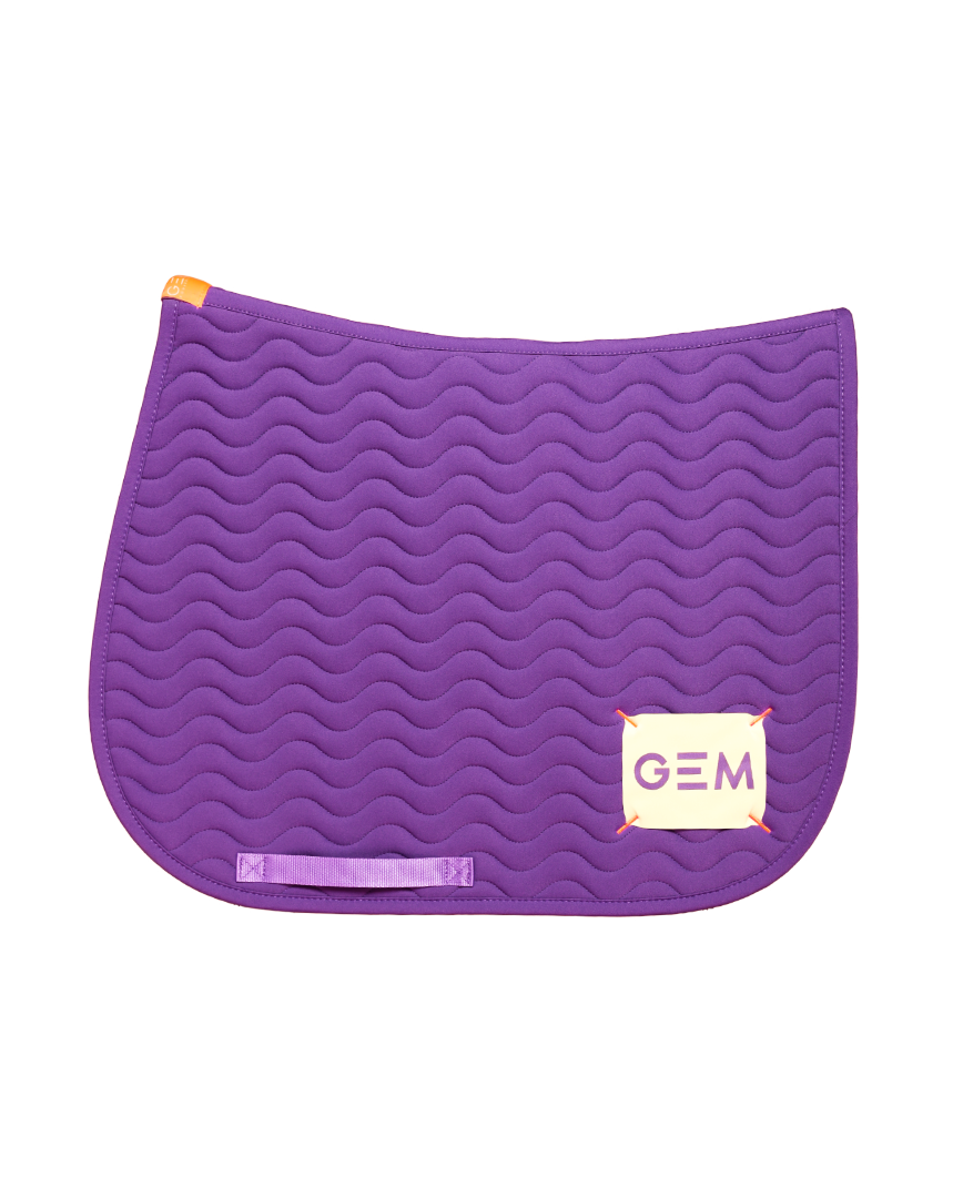 Tapis de selle TOUC TOUC Obstacle Violet  - GEM