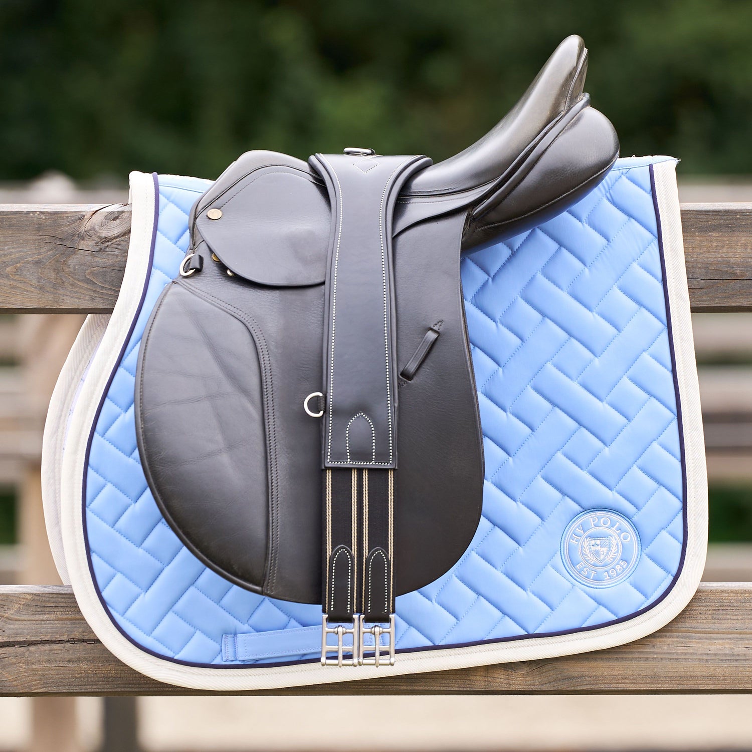 Tapis de selle Favourite bleu - HV POLO