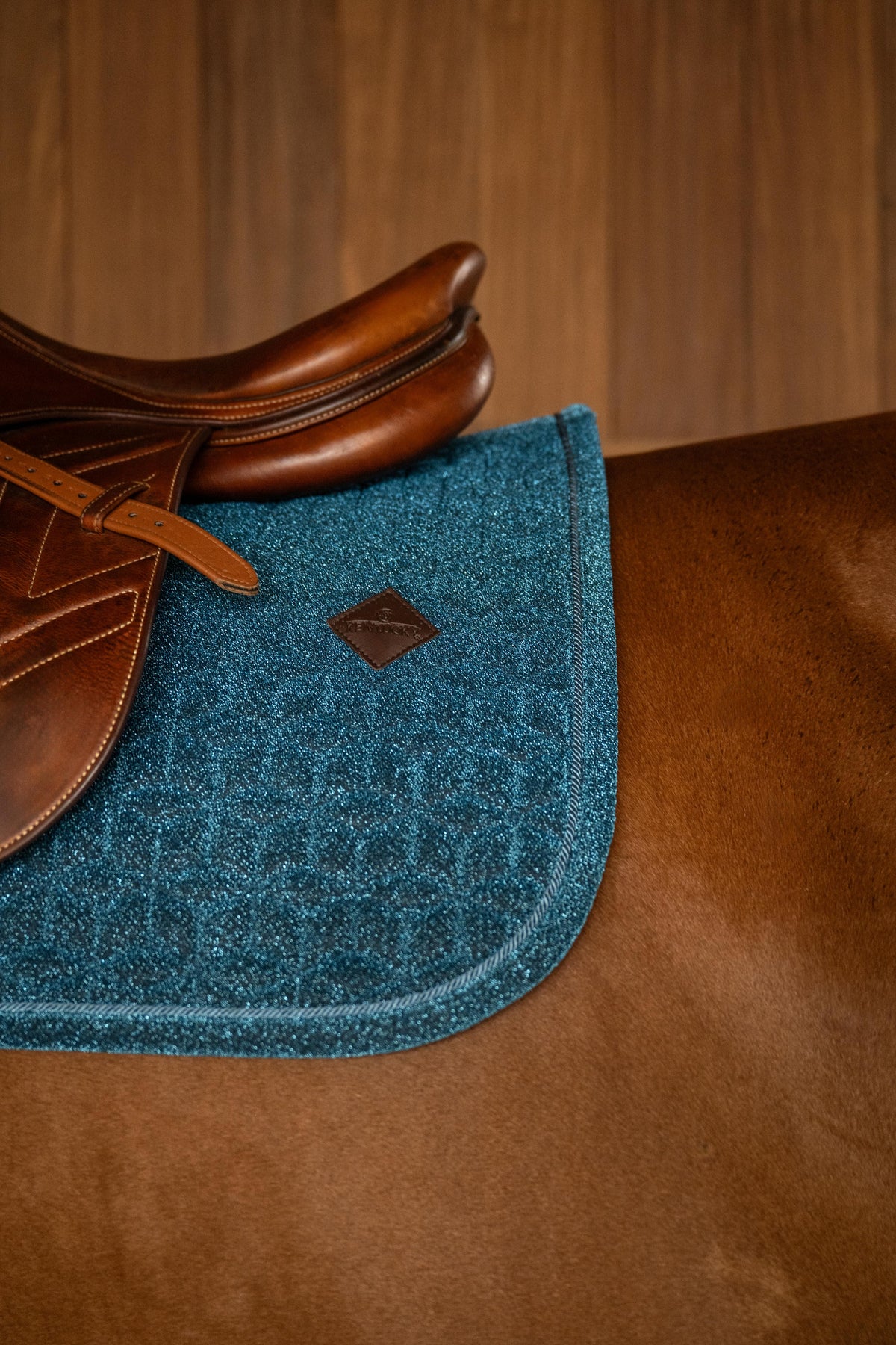 Tapis de selle Sparkling MIXTE bleu marine - Kentucky