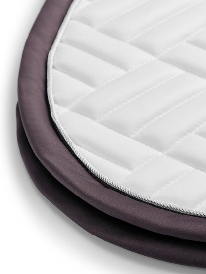 Tapis de selle Modern Blanc Dark Violet DRESSAGE - Equestrian Stockholm