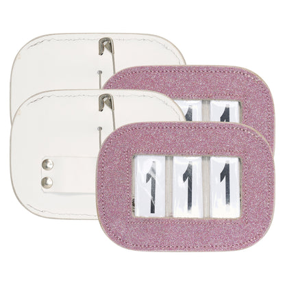 Black glitter number holder - SD DESIGN