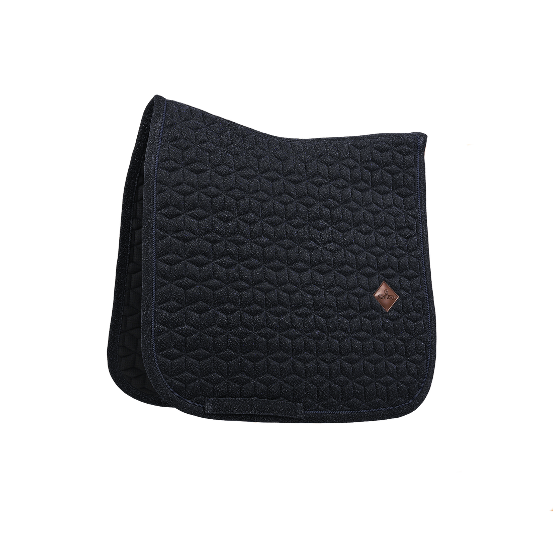 Tapis de selle Sparkling Bleu nuit DRESSAGE - Kentucky