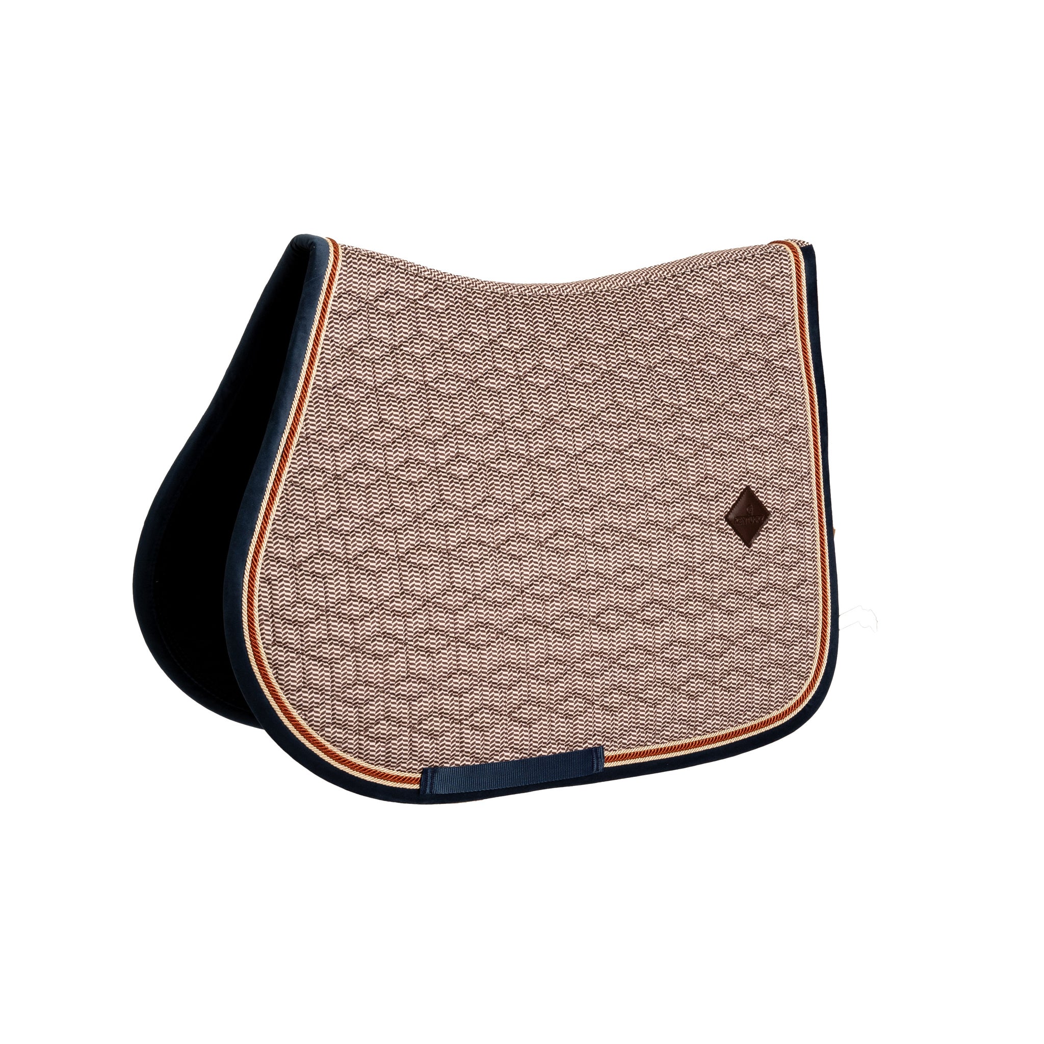 Tapis de selle Pied de Poule bordeaux MIXTE - Kentucky