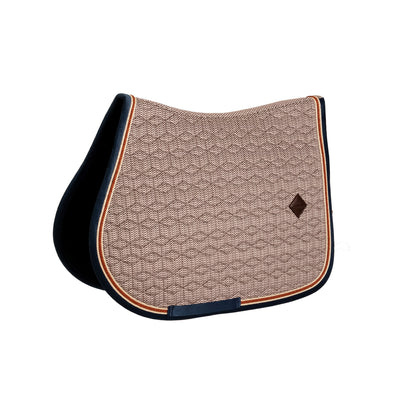 Tapis de selle Pied de Poule bordeaux MIXTE - Kentucky