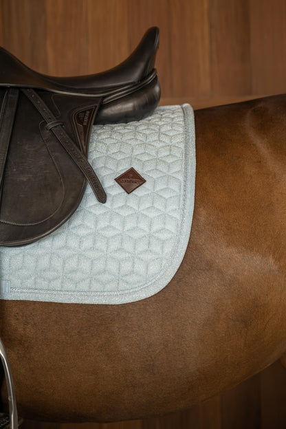Tapis de selle Sparkling Bleu clair DRESSAGE - Kentucky