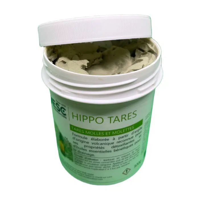 Argile detoxifiante Hippo Tares Tares molles et molettes  - ESC LABORATOIRE