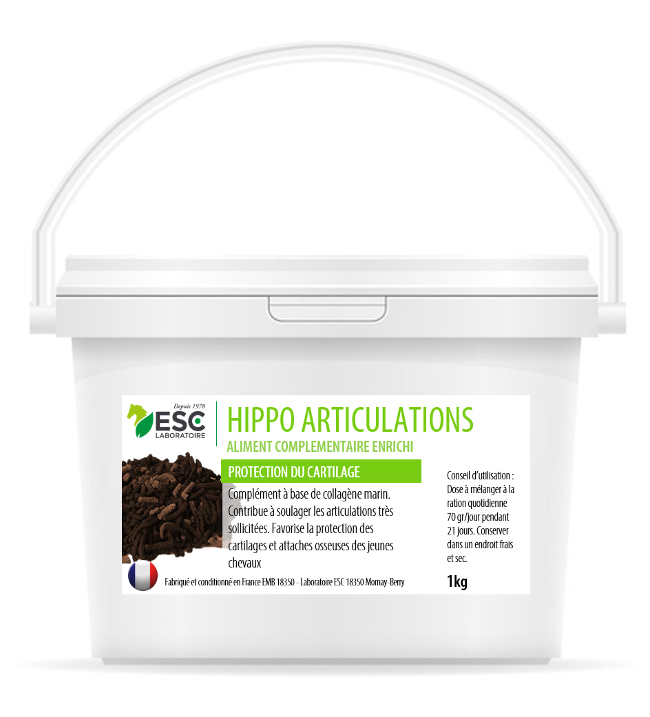 Complément alimentaire HIPPO ARTICULATIONS articulation - ESC LABORATOIRE