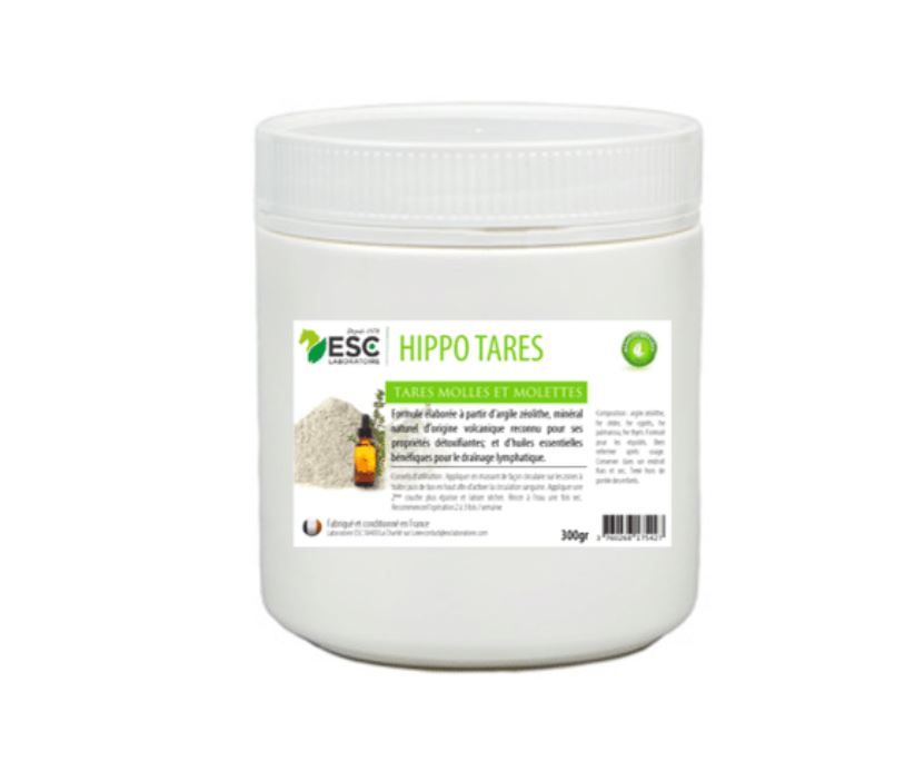 Argile detoxifiante Hippo Tares Tares molles et molettes  - ESC LABORATOIRE